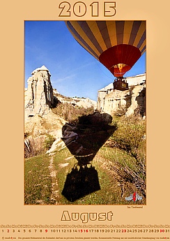 Themenkalender Hot Air Ballooning in Kappadokien